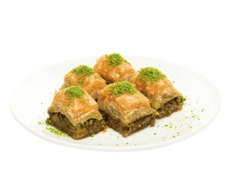 2 Kg Büyük Boy Fıstıklı Baklava Tepsisi