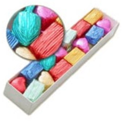 500 Gr Altın Yaldız Çikolata