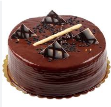 Lezzetli Çikolatalı Yuvarlak Mini Pasta 2-3 Kişilik