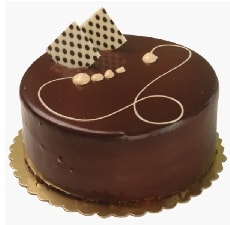 Taze Hazırlanmış Küçük Boy Çikolatalı Yaş Pasta